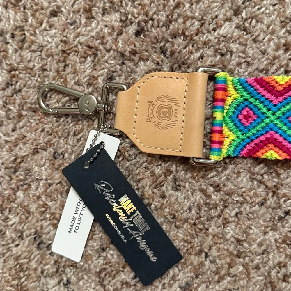 Consuela Mai tai Multicolor Geometric Woven shoulder strap - Picture 2 of 3